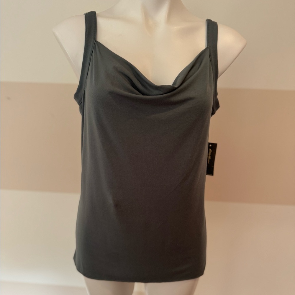 Eddie Bauer Mist Drape Neck Women's Top - L